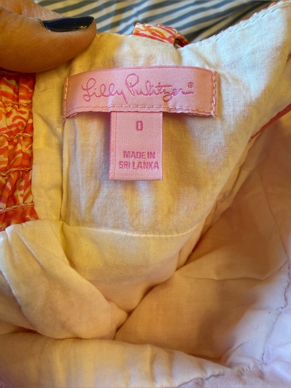 D43 Lilly Pulitzer Pink & Orange Bicycle Print Mini Dress - Picture 4 of 5